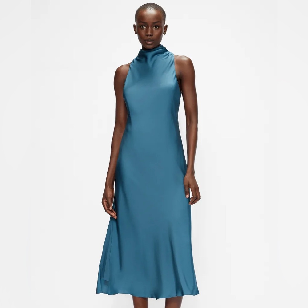 Ted Baker JOIYA Cowl Neck Sleeveless Midi Dress